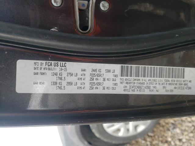 Photo 14 from auction – 2016 DODGE JOURNEY SE with VIN 3C4PDCAB8GT142582