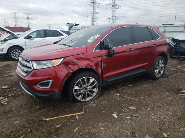 FORD EDGE TITAN 2017 with VIN 2FMPK3K91HBB72050 - Photo from auction