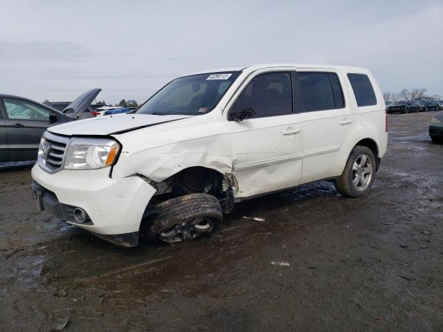 HONDA PILOT EXL 2012 with VIN 5FNYF4H57CB035441 - Photo from auction