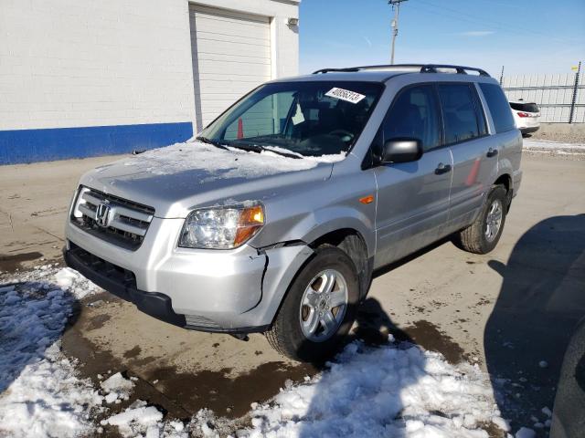 HONDA PILOT LX 2006 with VIN 2HKYF18166H531428 - Photo from auction