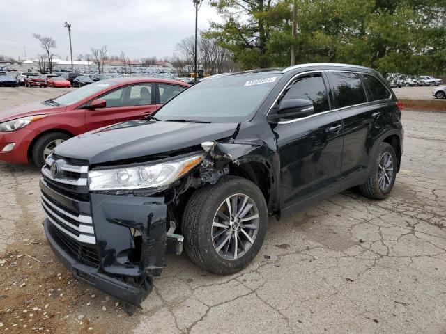 TOYOTA HIGHLANDER 2019 with VIN 5TDJZRFH9KS574804 - Photo from auction