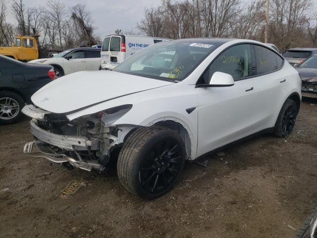 TESLA MODEL Y 2022 with VIN 7SAYGDEE5NF385688 - Photo from auction
