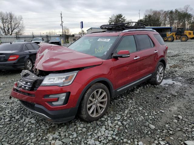 FORD EXPLORER L 2016 with VIN 1FM5K7F83GGC06447 - Photo from auction