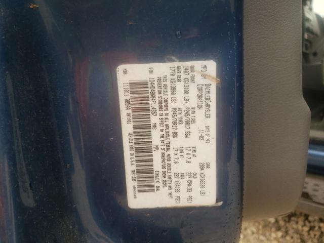 Photo 14 from auction – 2004 DODGE DURANGO SL with VIN 1D4HD48N04F114357