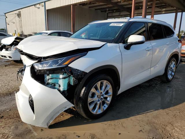 TOYOTA HIGHLANDER 2021 with VIN 5TDYZRAH2MS035997 - Photo from auction