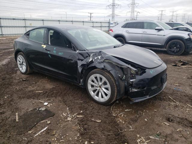 Photo 4 from auction – 2022 TESLA MODEL 3 with VIN 5YJ3E1EA9NF290009