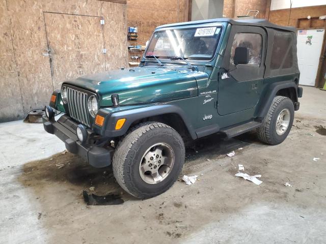 JEEP WRANGLER / 2000 with VIN 1J4FA49S4YP717548 - Photo from auction