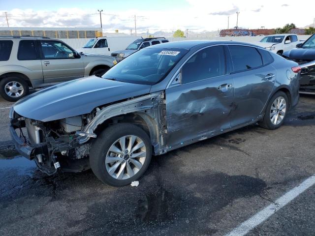 KIA OPTIMA EX 2018 with VIN 5XXGU4L32JG206274 - Photo from auction