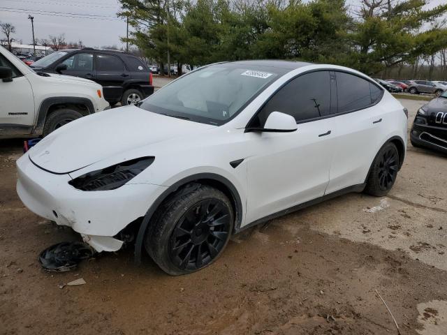 TESLA MODEL Y 2020 with VIN 5YJYGDEE3LF020288 - Photo from auction
