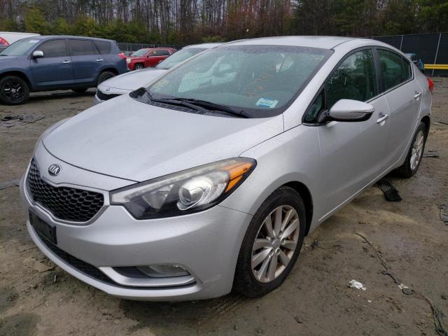 KIA FORTE EX 2014 with VIN KNAFX4A81E5168951 - Photo from auction