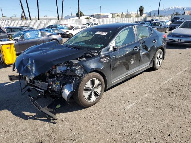 KIA OPTIMA HYB 2013 with VIN KNAGM4AD6D5052170 - Photo from auction