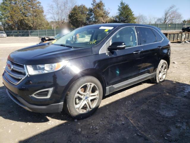 FORD EDGE TITAN 2017 with VIN 2FMPK3K98HBB21029 - Photo from auction