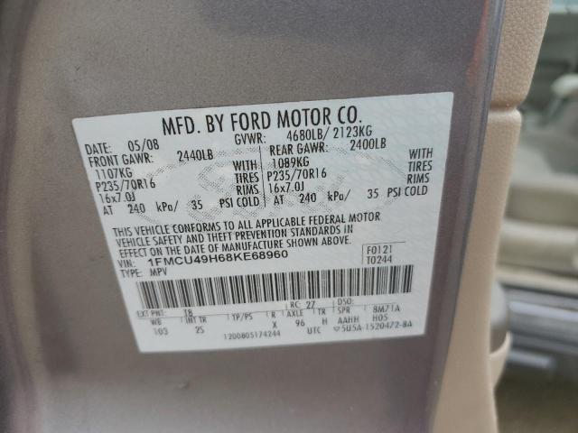 Photo 14 from auction – 2008 FORD ESCAPE HEV with VIN 1FMCU49H68KE68960