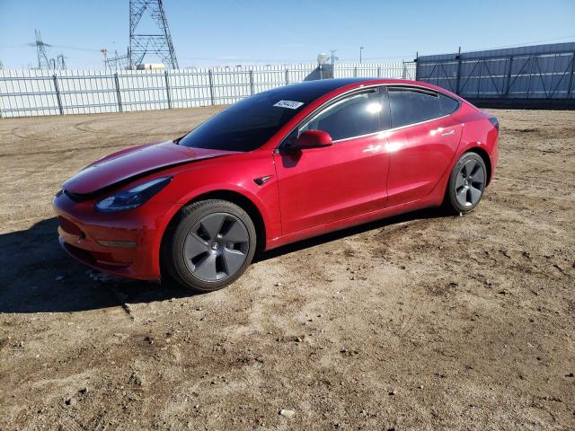 TESLA MODEL 3 2022 with VIN 5YJ3E1EA6NF373591 - Photo from auction
