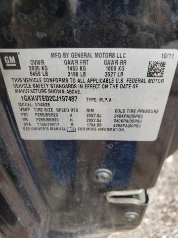 Photo 14 from auction – 2012 GMC ACADIA DEN with VIN 1GKKVTED2CJ197487