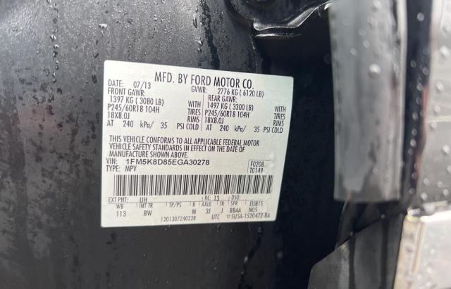 Photo 10 from auction – 2014 FORD EXPLORER X with VIN 1FM5K8D85EGA30278
