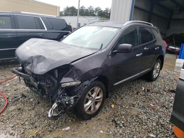 NISSAN ROGUE S 2013 with VIN JN8AS5MT7DW001489 - Photo from auction