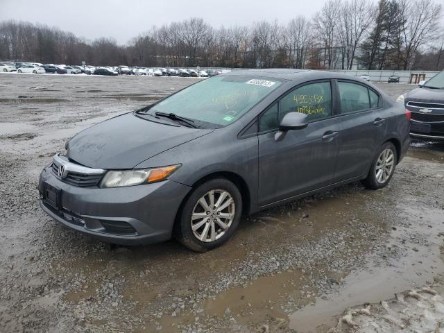 HONDA CIVIC EX 2012 with VIN 2HGFB2F8XCH332784 - Photo from auction
