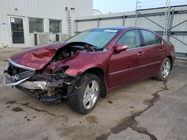 ACURA RL 2007 with VIN JH4KB166X7C003807 - Photo from auction