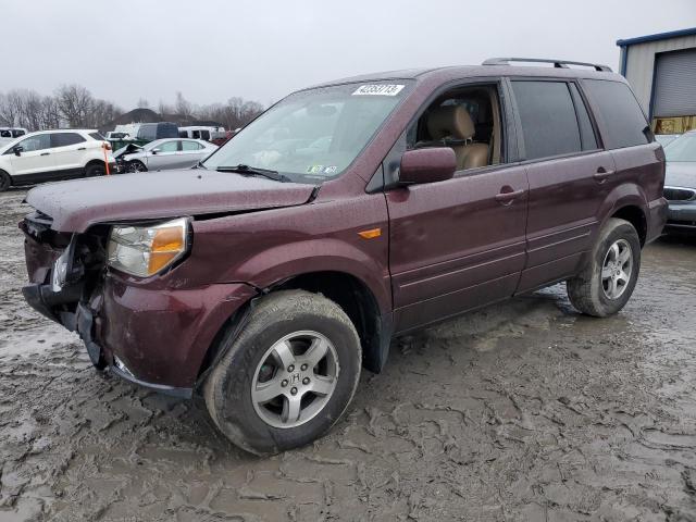 HONDA PILOT EXL 2008 with VIN 5FNYF18528B028693 - Photo from auction