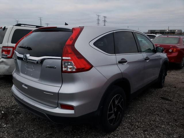 Photo 3 from auction – 2016 HONDA CR-V SE with VIN 5J6RM4H43GL037864