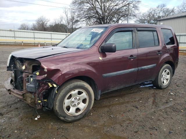 HONDA PILOT LX 2014 with VIN 5FNYF4H25EB016542 - Photo from auction