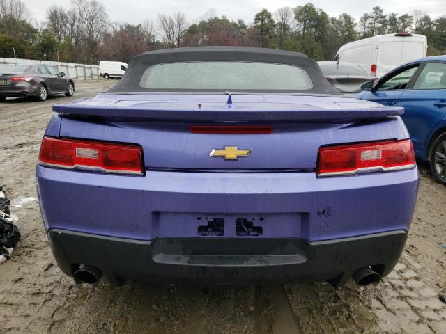Photo 6 from auction – 2014 CHEVROLET CAMARO LT with VIN 2G1FB3D39E9239028