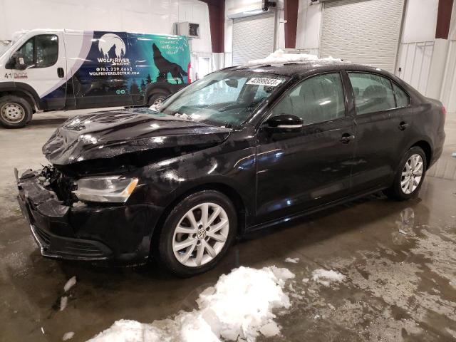 VOLKSWAGEN JETTA SE 2012 with VIN 3VWBP7AJ6CM077085 - Photo from auction