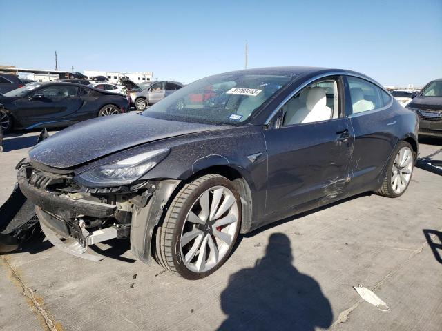 TESLA MODEL 3 2018 with VIN 5YJ3E1EB9JF079444 - Photo from auction