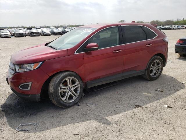 FORD EDGE TITAN 2017 with VIN 2FMPK3K95HBB17410 - Photo from auction