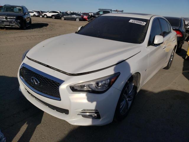 INFINITI Q50 BASE 2014 with VIN JN1BV7AP6EM688250 - Photo from auction