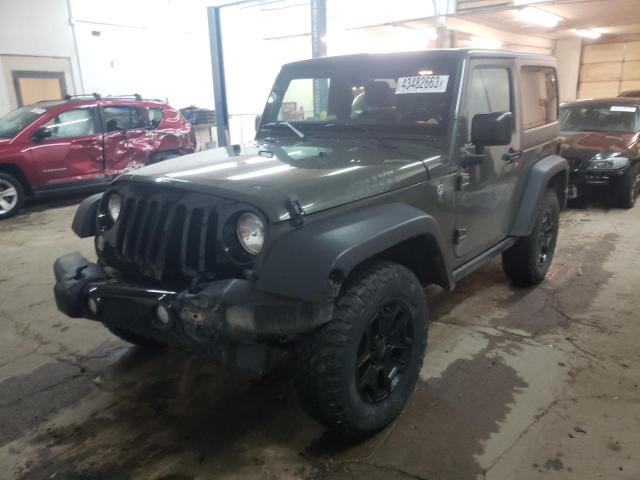 JEEP WRANGLER S 2016 with VIN 1C4AJWAG7GL150843 - Photo from auction