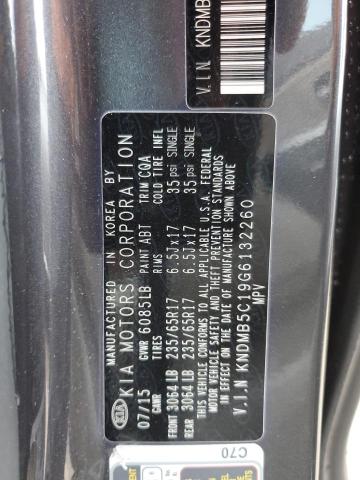 Photo 14 from auction – 2016 KIA SEDONA LX with VIN KNDMB5C19G6132260