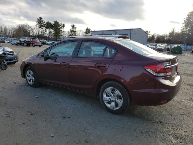 Photo 2 from auction – 2013 HONDA CIVIC LX with VIN 19XFB2E57DE013989