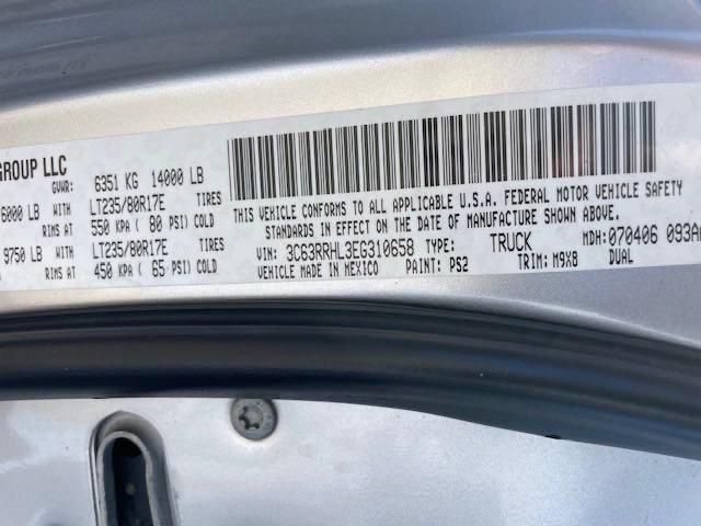 Photo 10 from auction – 2014 RAM 3500 SLT with VIN 3C63RRHL3EG310658