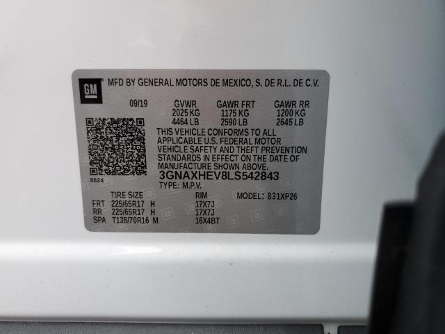Photo 14 from auction – 2020 CHEVROLET EQUINOX LS with VIN 3GNAXHEV8LS542843