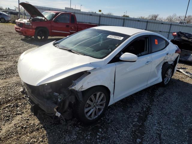 HYUNDAI ELANTRA 2014 with VIN 5NPDH4AE9EH519635 - Photo from auction