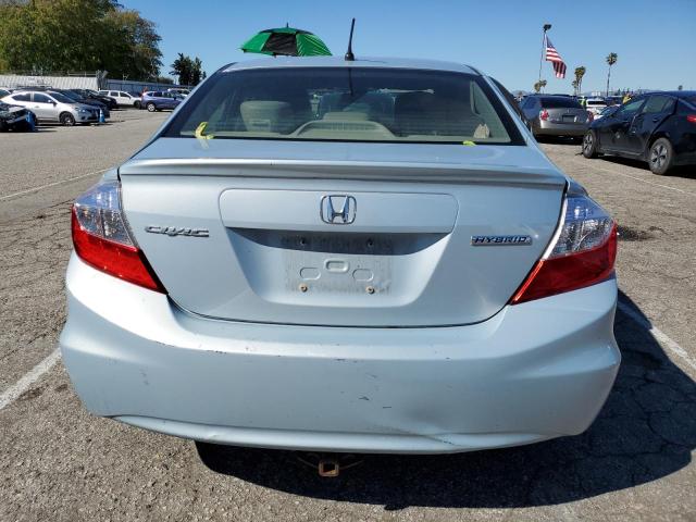 Photo 6 from auction – 2012 HONDA CIVIC HYBR with VIN JHMFB4F35CS004856