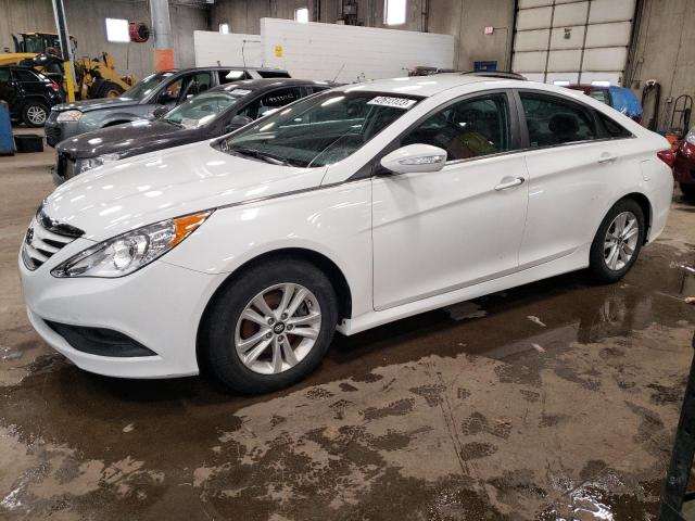 HYUNDAI SONATA GLS 2014 with VIN 5NPEB4AC4EH855813 - Photo from auction
