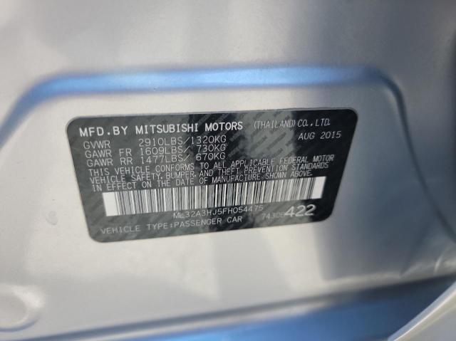 Photo 10 from auction – 2015 MITSUBISHI MIRAGE DE with VIN ML32A3HJ5FH054475