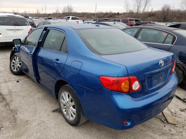 Photo 2 from auction – 2009 TOYOTA COROLLA BA with VIN JTDBL40E099032748
