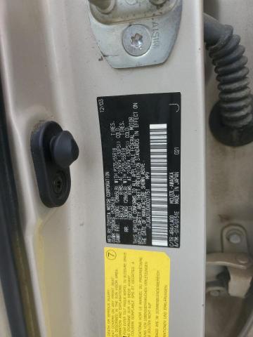 Photo 14 from auction – 2004 LEXUS RX 330 with VIN JTJGA31U040027751