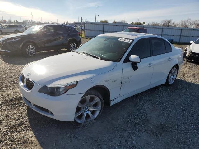 BMW 545 I 2004 with VIN WBANB33514B108983 - Photo from auction