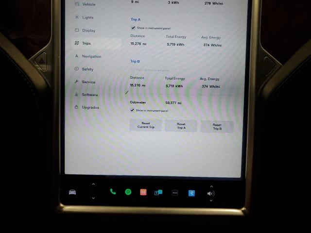 Photo 9 from auction – 2017 TESLA MODEL S with VIN 5YJSA1E22HF195246