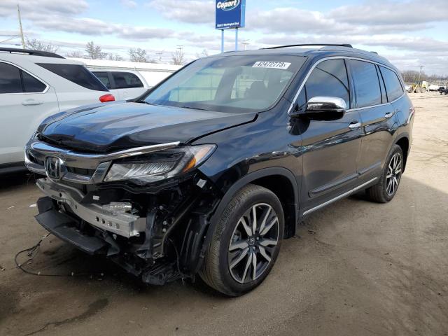 Photo 1 from auction – 2021 HONDA PILOT ELIT with VIN 5FNYF6H06MB058730