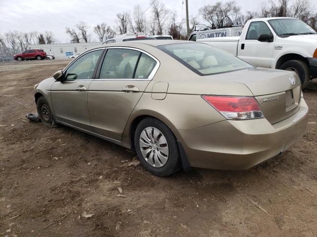 Photo 2 from auction – 2008 HONDA ACCORD LX with VIN JHMCP26388C044004