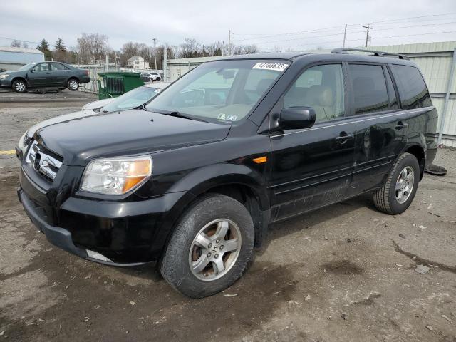 HONDA PILOT EXL 2007 with VIN 5FNYF28647B036257 - Photo from auction