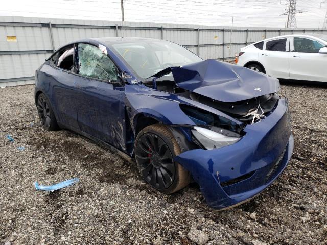 Photo 4 from auction – 2021 TESLA MODEL Y with VIN 5YJYGDEF7MF189515