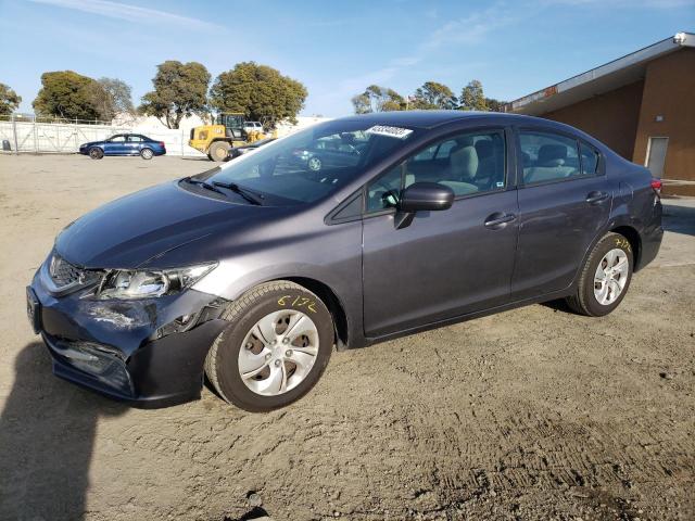 HONDA CIVIC LX 2014 with VIN 19XFB2F59EE243601 - Photo from auction