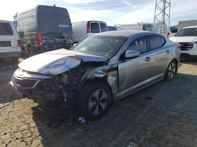 KIA OPTIMA HYB 2013 with VIN KNAGM4AD3D5055916 - Photo from auction